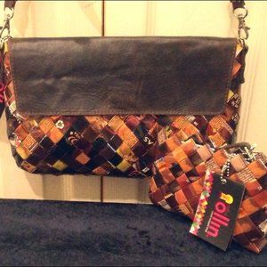 Candy Wrapper Handbag with Matching Coin Purse